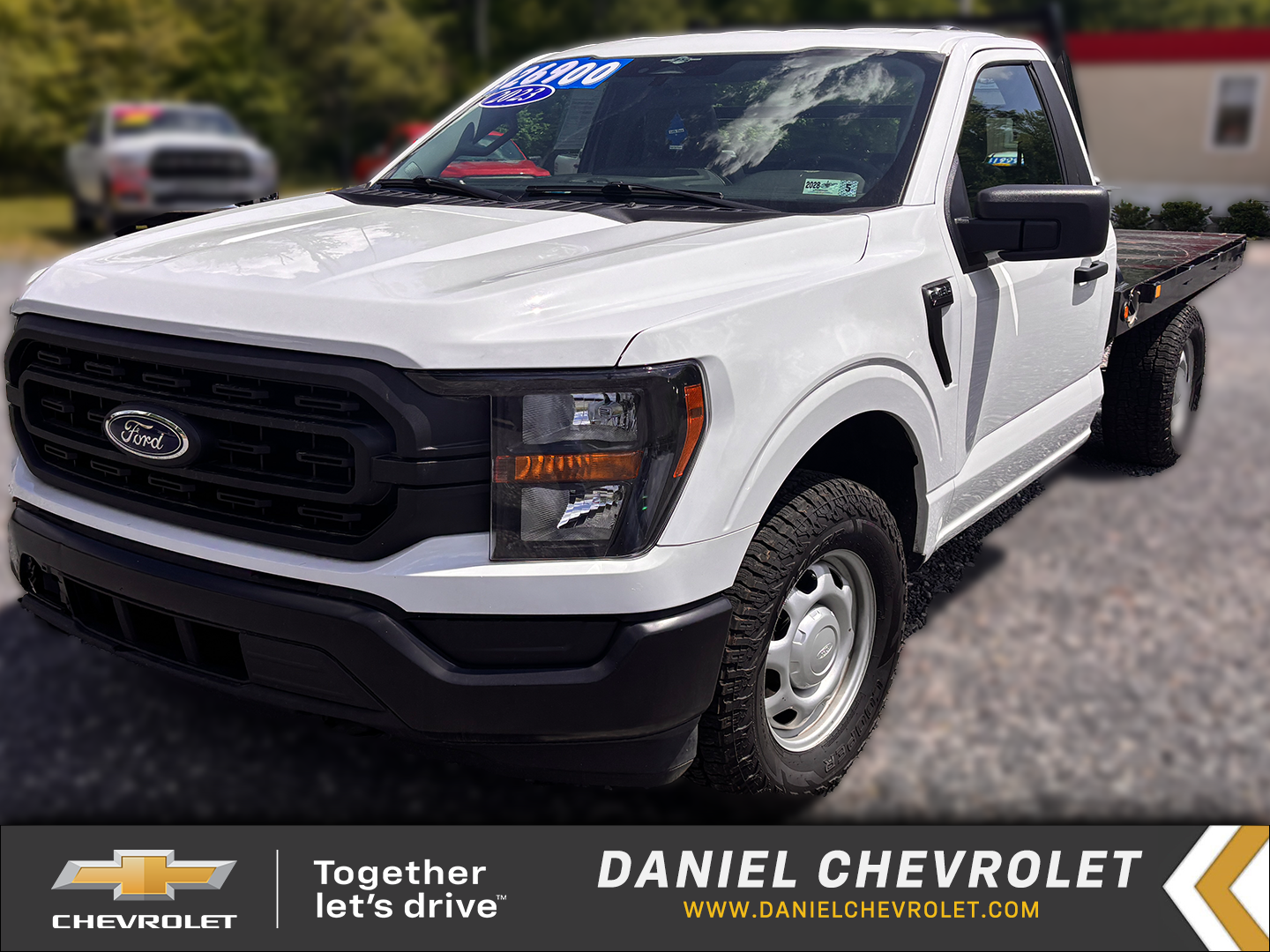 2023 Ford F-150 XL in White — front three-quarter view