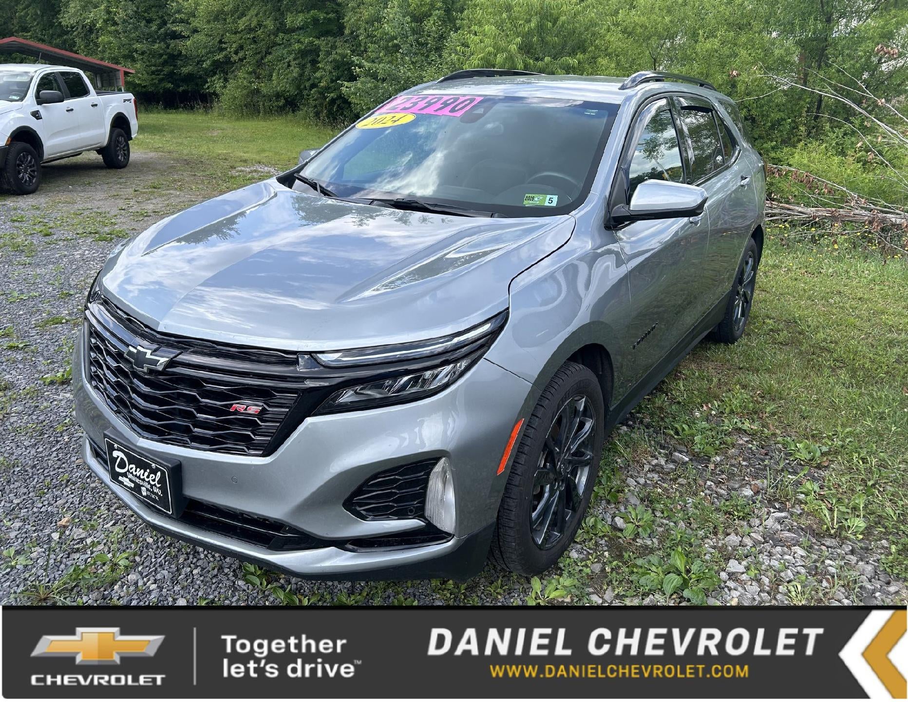 2024 Chevrolet Equinox RS in Sterling Gray Metallic — front three-quarter view