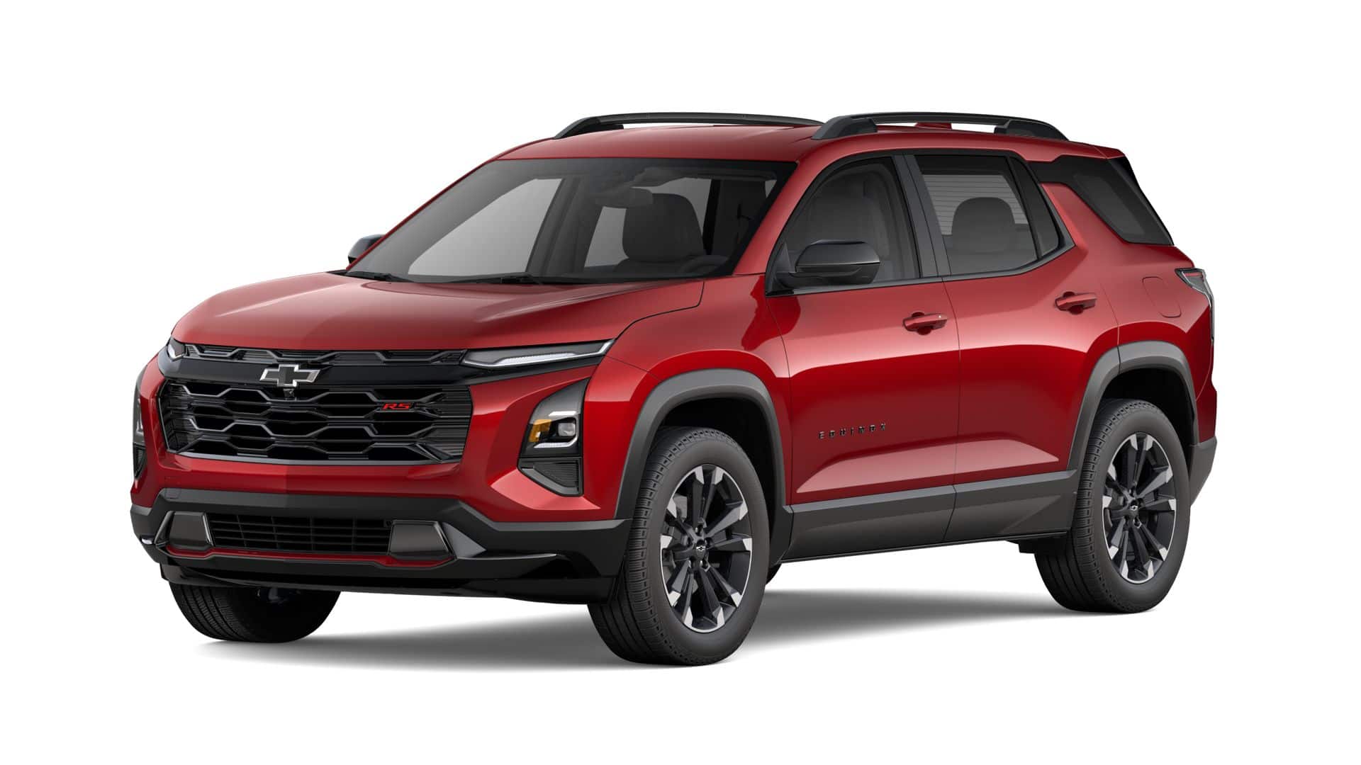2027 Chevrolet Equinox AWD RS in Radiant Red Tintcoat — front three-quarter view
