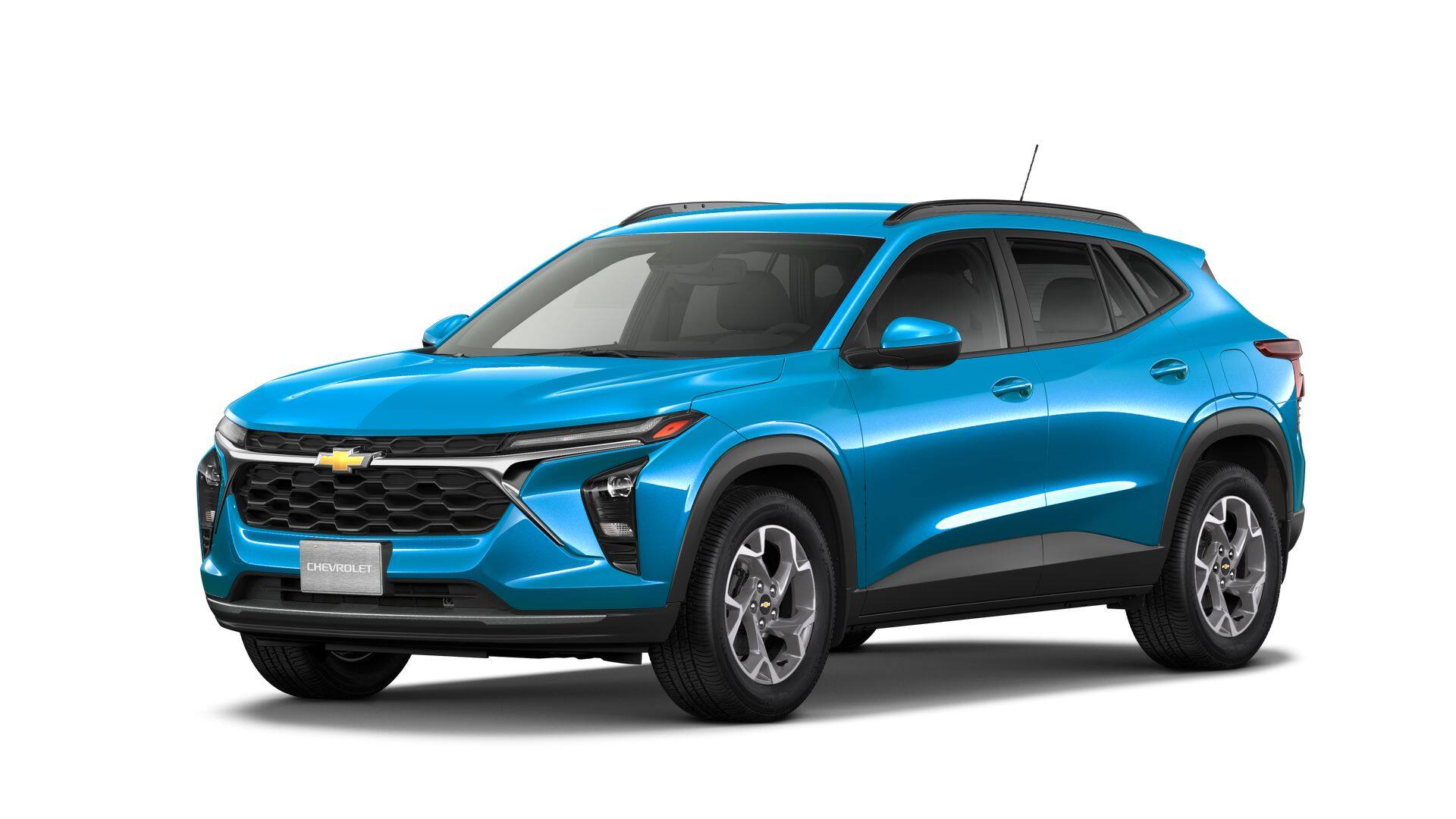 2026 Chevrolet Trax Base in Marina Blue Metallic — front three-quarter view
